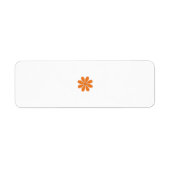 Label retouradres (Voorkant)