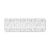 Label retouradres (Voorkant)