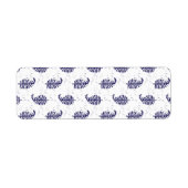 Label retouradres (Voorkant)