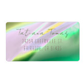 Label retouradres  (Voorkant)