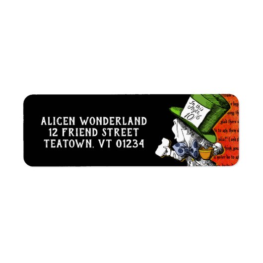 Label retouradres (Voorkant)