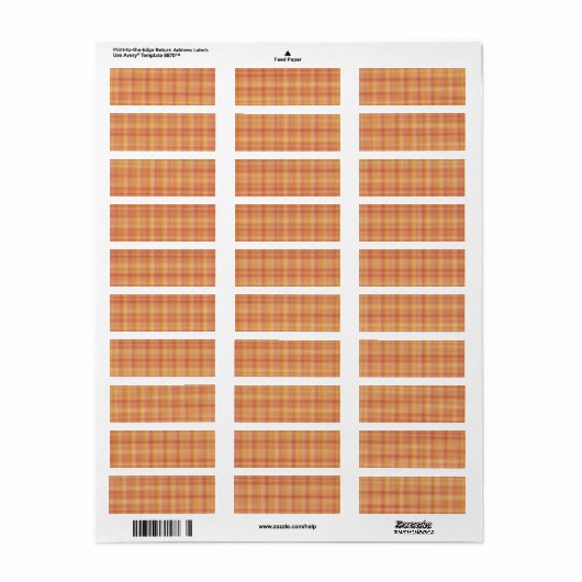 Label retouradres (Full Sheet)