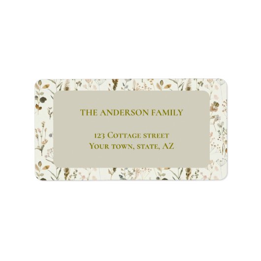 Label retouradres (Voorkant)