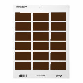 Label retouradres (Full Sheet)