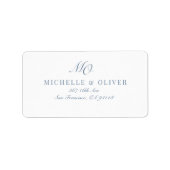 Label retouradres (Voorkant)