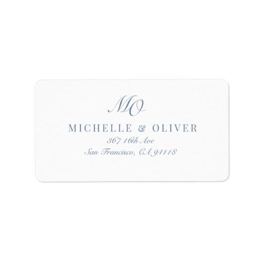 Label retouradres (Voorkant)