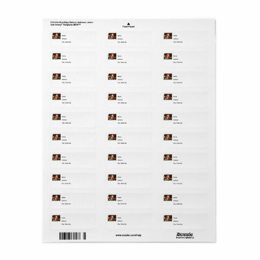 Label retouradres (Full Sheet)
