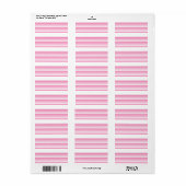 Label retouradres (Full Sheet)