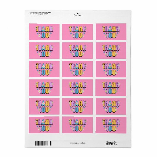Label retouradres (Full Sheet)