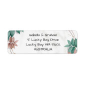 Label retouradres (Voorkant)