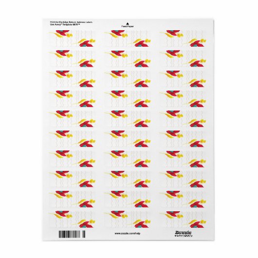 Label retouradres (Full Sheet)