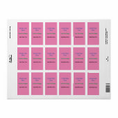 Label retouradres (Full Sheet)