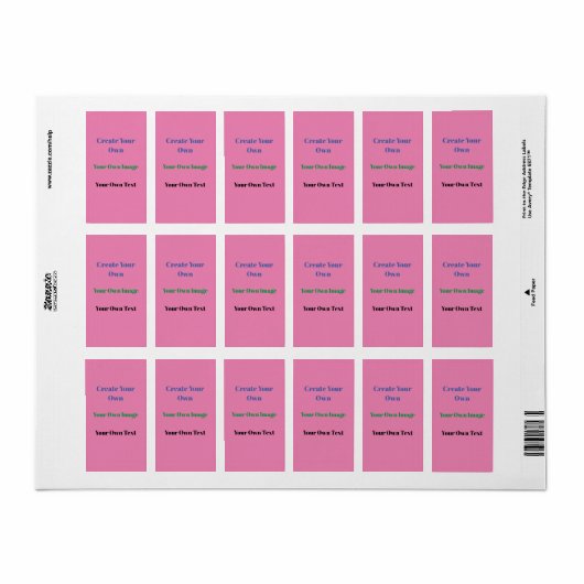 Label retouradres (Full Sheet)