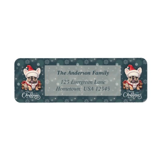 Label retouradres (Voorkant)