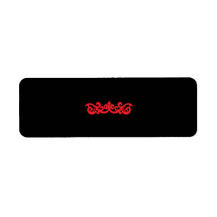 Label retouradres