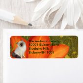 Label Retouradres Cat & Bloemen (Insitu)