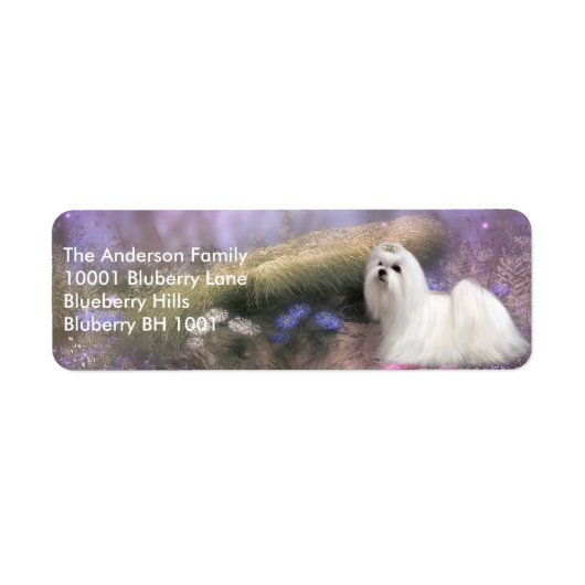 Label retouradres Maltees (Voorkant)