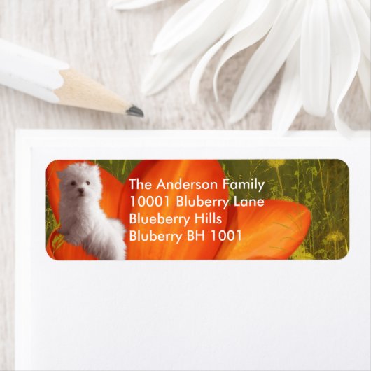 Label retouradres Maltees & Bloemen (Insitu)