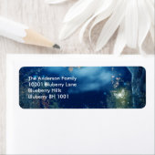 Label Retouradres Night Woodlands (Insitu)