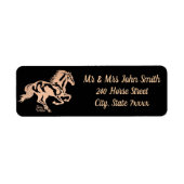Label retouradres paard (Voorkant)