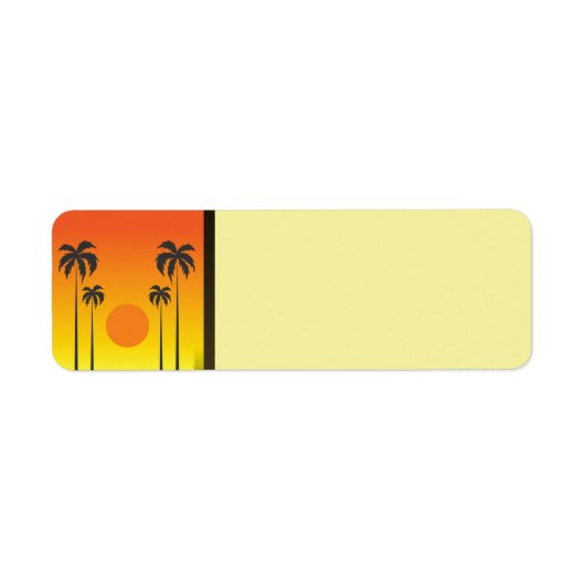 Label retouradres zonneset (Voorkant)