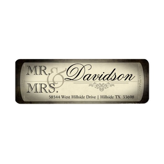  label retournering (Voorkant)