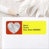 Label - retourzending - Lijst van het hart (Insitu)