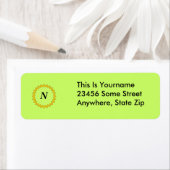 Label, retourzending - Monogram Etiket (Insitu)