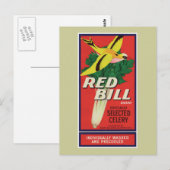  label rode selderij briefkaart (Voorkant / Achterkant)