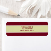 Label Rood en wit retouradres (Insitu)
