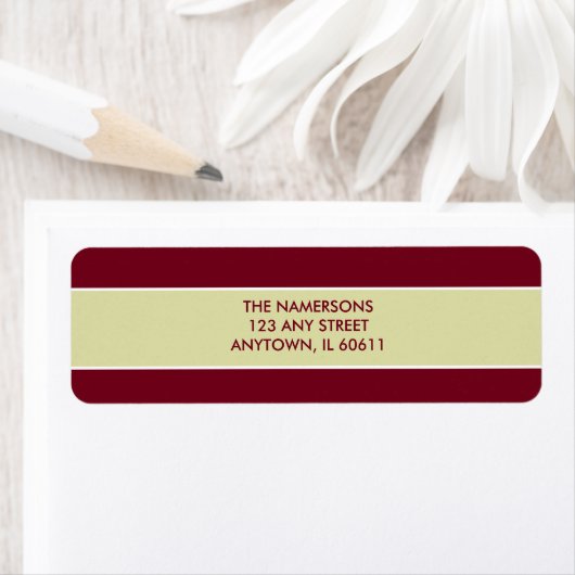 Label Rood en wit retouradres (Insitu)