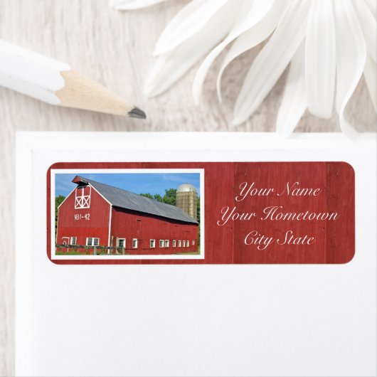 Label Rood retouradres (Insitu)