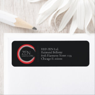 Label Rood retouradres