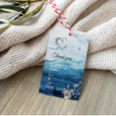 Label Rustige Ocean Wedding Gift Cadeaulabel