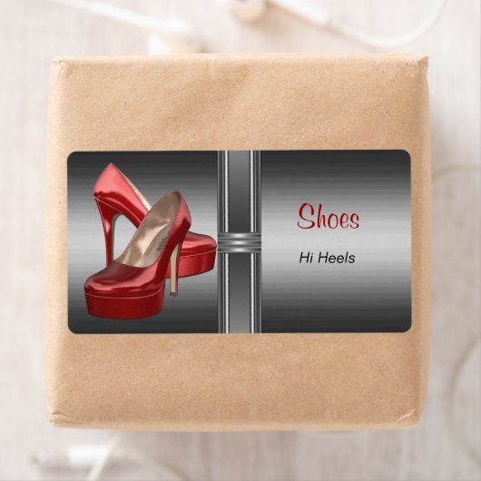 Label Schoenendoos Etiketten Stickers Groot formaa (Insitu)