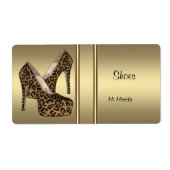 Label Schoenendoos Etiketten Stickers Groot formaa (Voorkant)