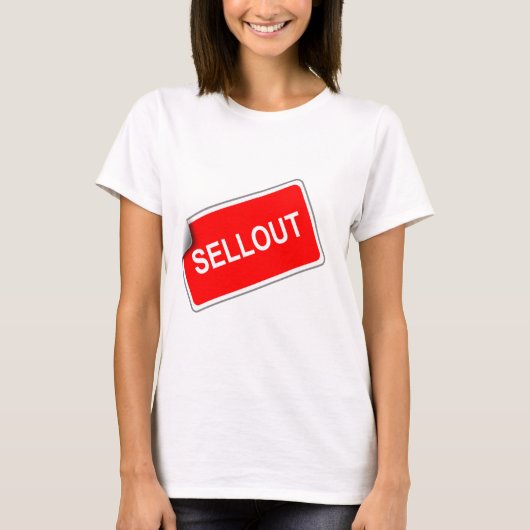 Label Sellout T-shirt (Voorkant)