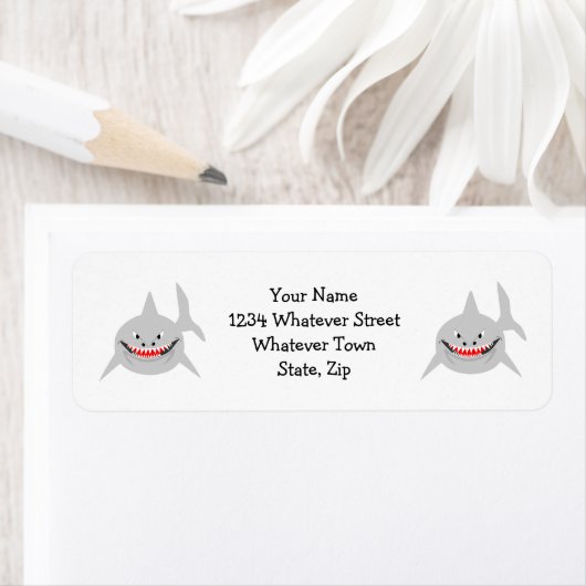 Label Shark Return-adres (Insitu)