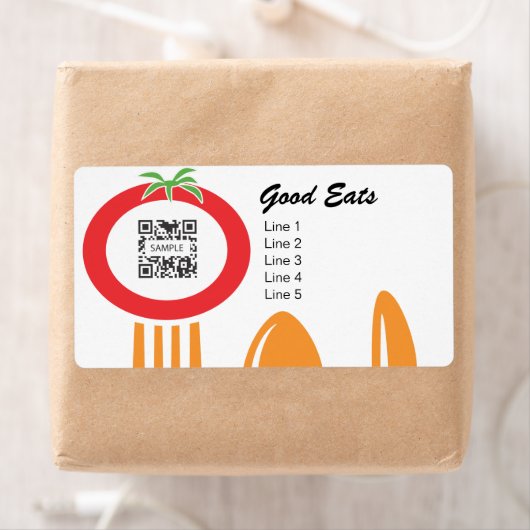 Label Sjabloon Casual dineren Italiaans (Insitu)