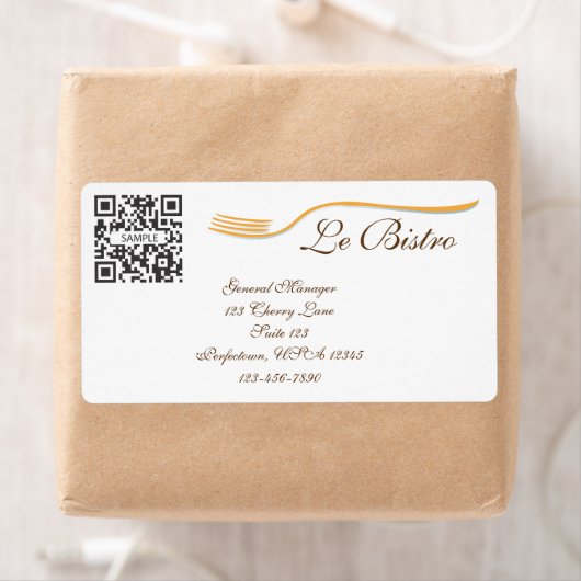 Label Sjabloon Fijn dineren Frans (Insitu)