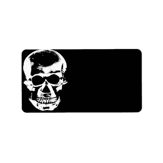 Label Skull-adres (Voorkant)