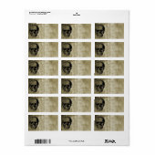 Label Skull-adres (Full Sheet)