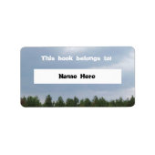 Label Sky and Clouds Book (Voorkant)