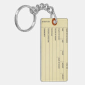 Label Sleutelhanger (Voorkant Links)