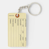Label Sleutelhanger (achterkant)