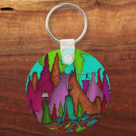 Label-Sleutelhanger schijfGolf-kunsttas Sleutelhanger (Voorkant)