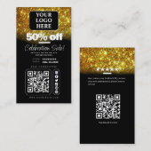 Label sociale mediaprijs/verkooppromotiekaart (Voorkant / Achterkant)