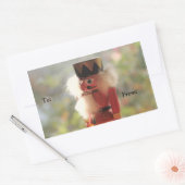 label stickers voor donkere donkere tinten (Envelop)