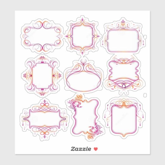 Label-stijl Sticker (Vel)