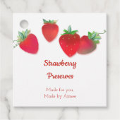 Label Strawberry Product String (Voorkant)